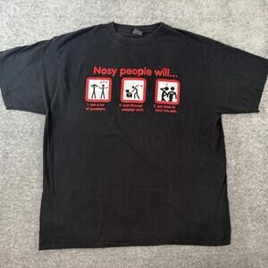 Vintage 90s Statement Comedy Funny T-Shirt Large XL